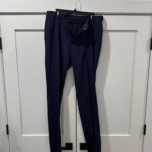 ASOS Blue Dress Pants with Classic Skinny-Leg Design